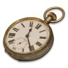 \"Onion\" pocket watch in silver-plated metal. - Moinat - Decorating accessories